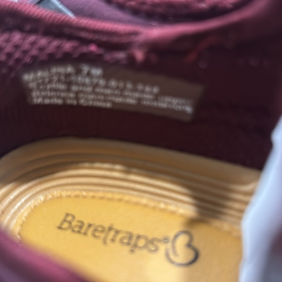 Baretraps,  New 7 MALINA SLIP-ON SNEAKER, Burgundy - Picture 5 of 7